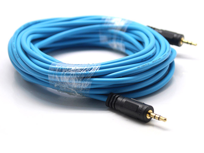 Dây loa Jack 3.5mm, Cáp Audio Jack 3.5mm 15m Dtech